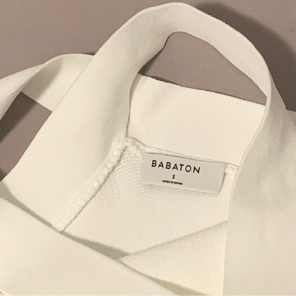 Aritzia Babaton Sculpt Knit Criss Cross Cropped Tank - Picture 3 of 3